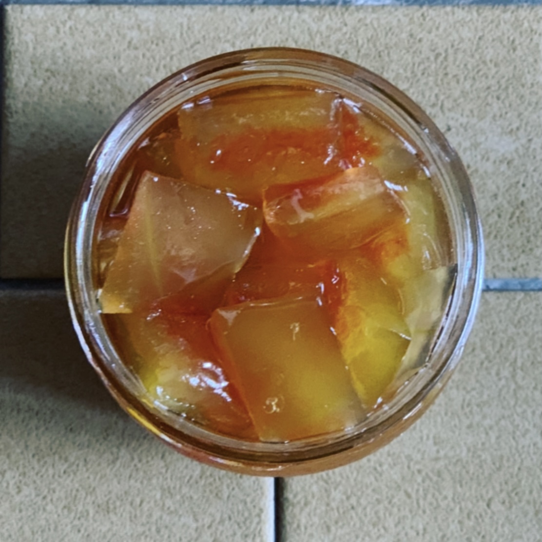 cascara sandía almíbar