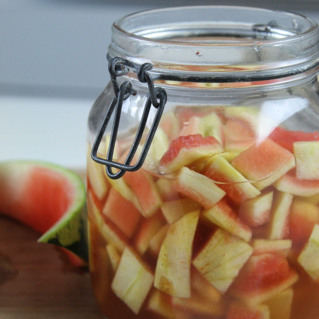recetas cascara sandía