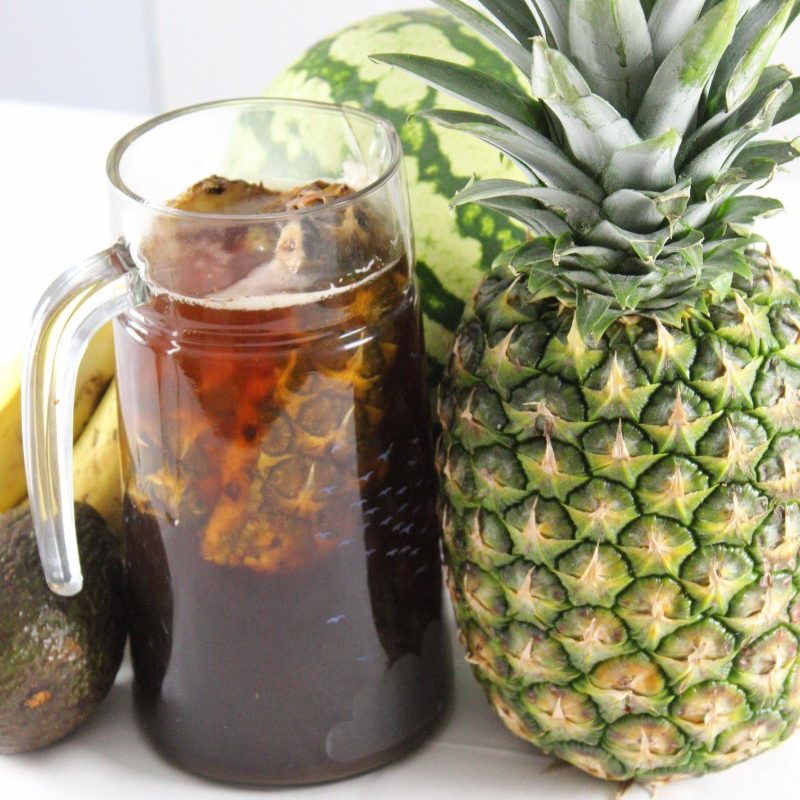 tepache cascaras piña