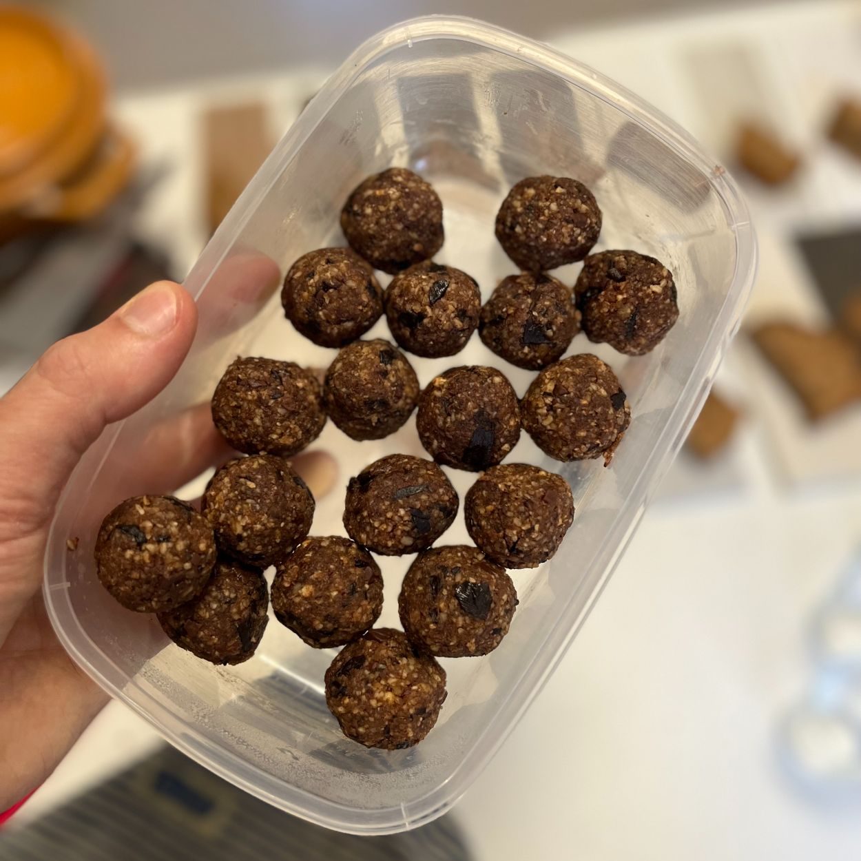 bolitas energéticas piel de plátano