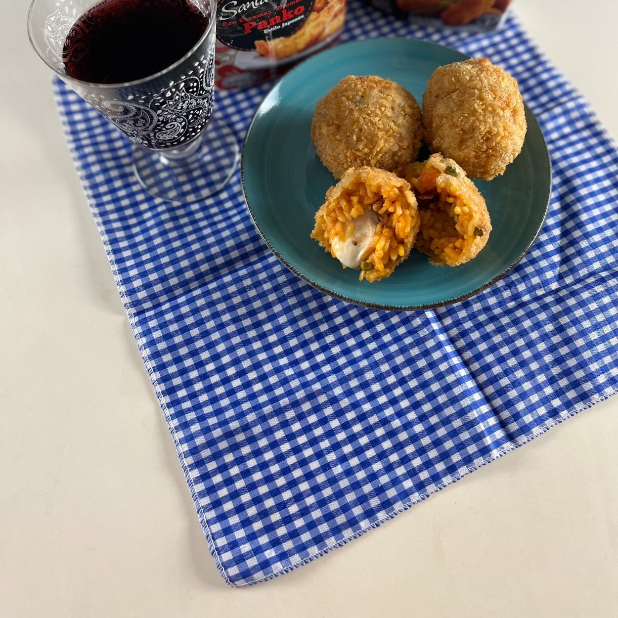 croquetas sobras de paella